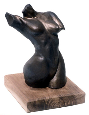 Clay sculpture by Garth Hoets